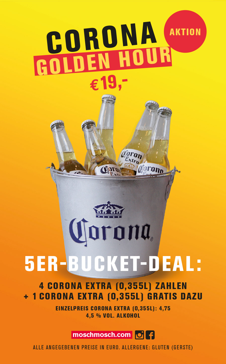 Corona Bier Aktion